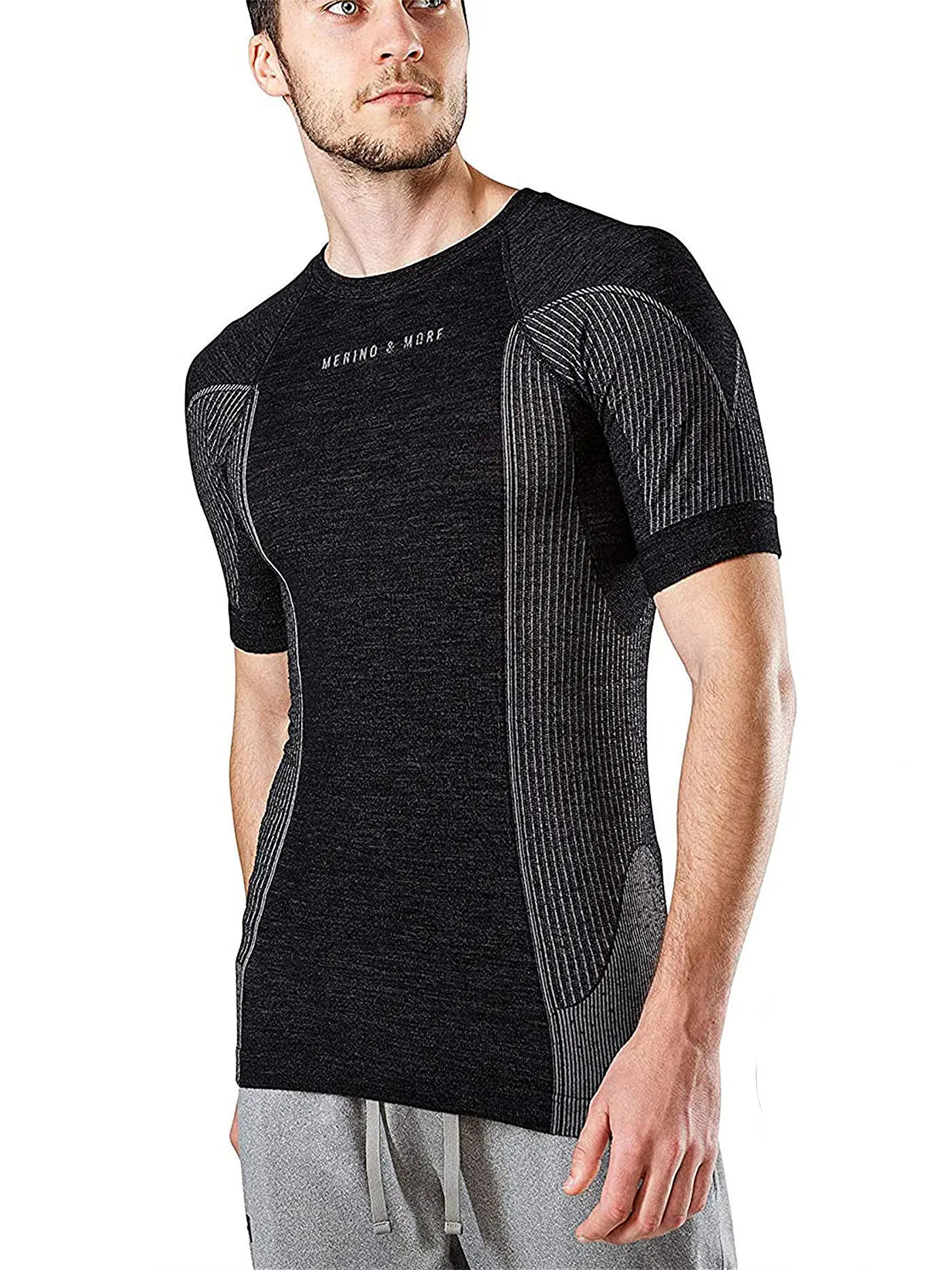 MERINO & MORE | Herren Funktionsshirt Shortsleeve | 
